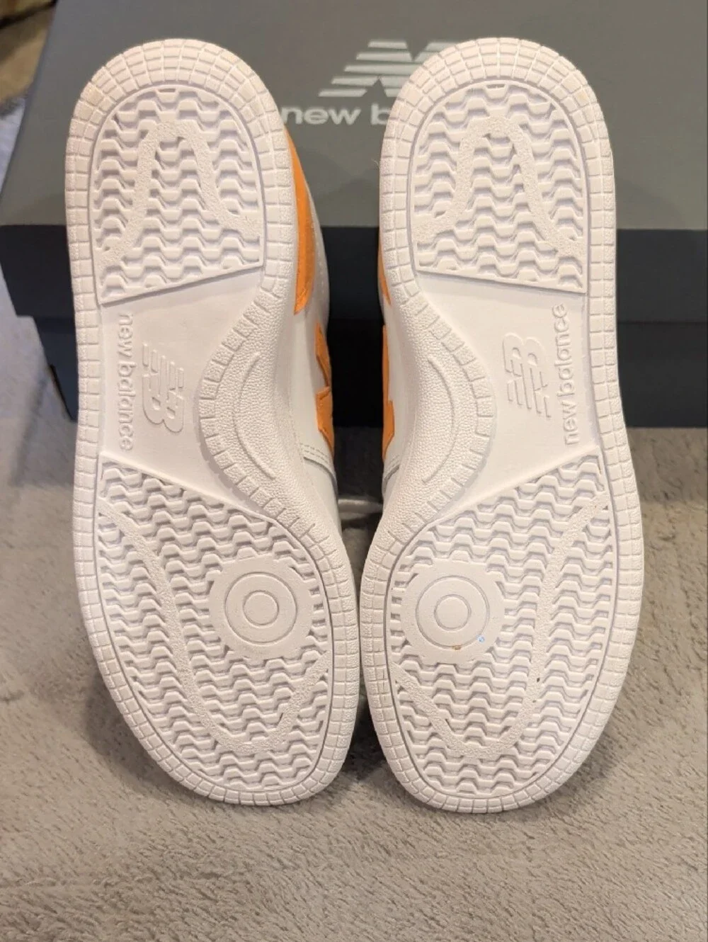New Balance Women's BBW80 V1 White with Orange Accents
